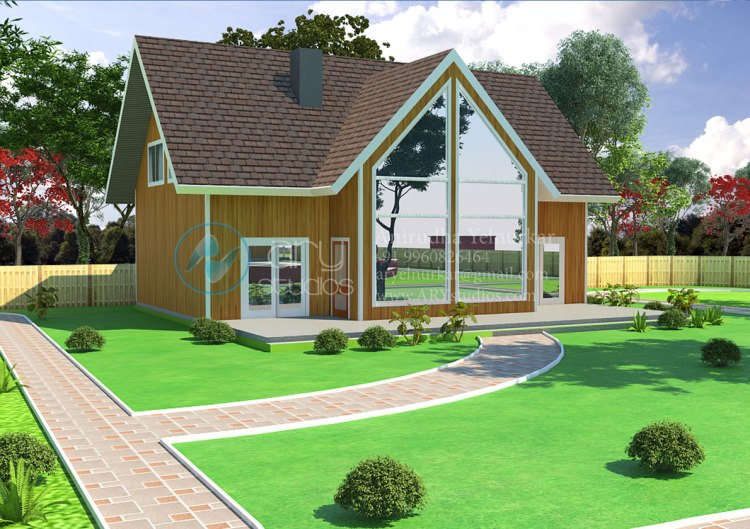 3d+cottage+rendering+architectural+day+view+realistic