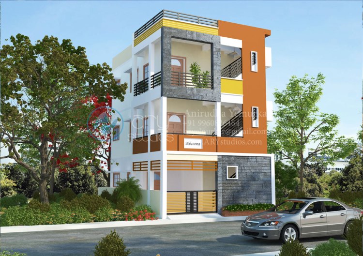 3d+modern+apartment+rendering+architectural+day+view+realistic+kerala